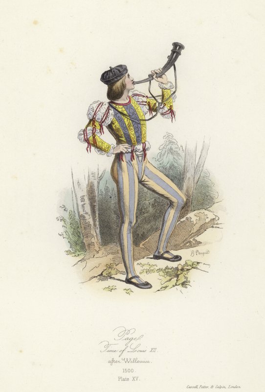 Page, Ludvig XII av Frankrikes regeringstid av French School