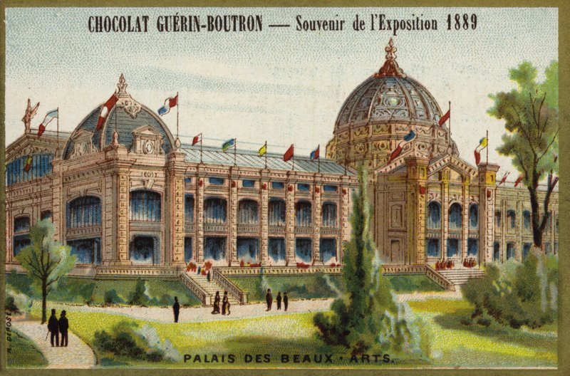 Palace of Fine Arts (chromolitho) av French School