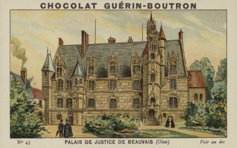 Domstolsbyggnaden i Beauvais, Oise av French School