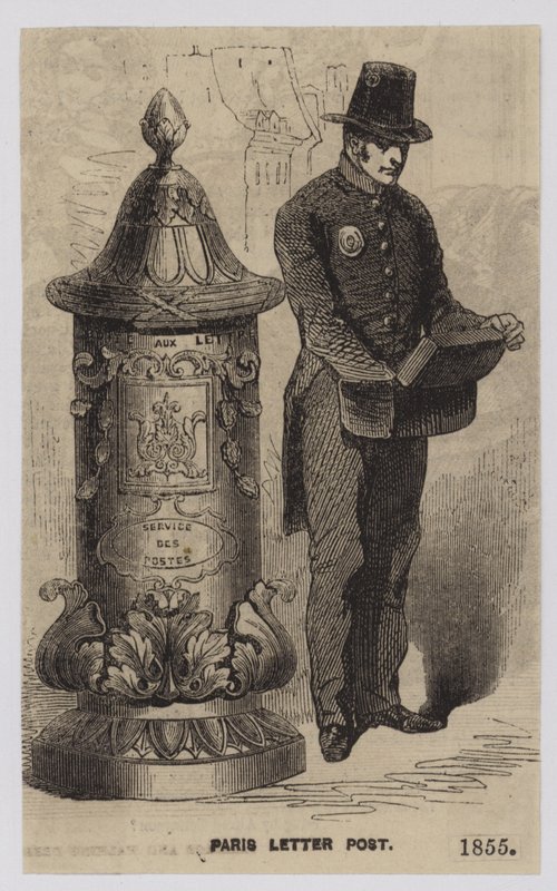 Paris brevpost, 1855 av French School
