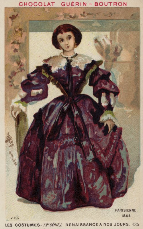 Parisiskt mode, 1853 av French School