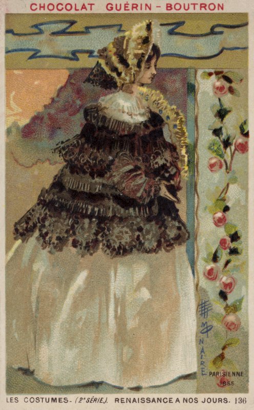 Parisiskt mode, 1855 av French School
