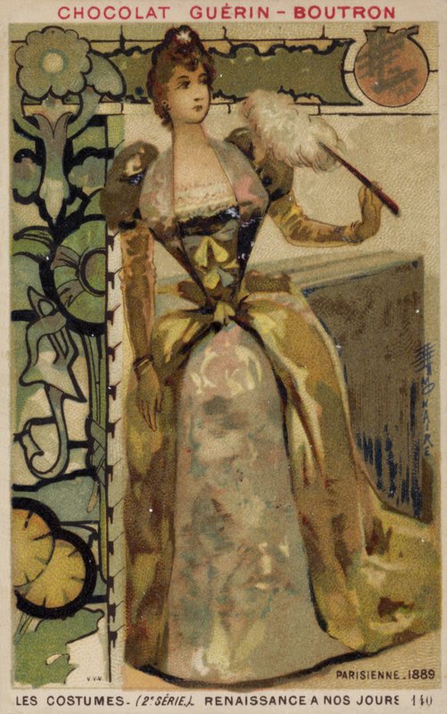 Parisiskt mode, 1889 av French School