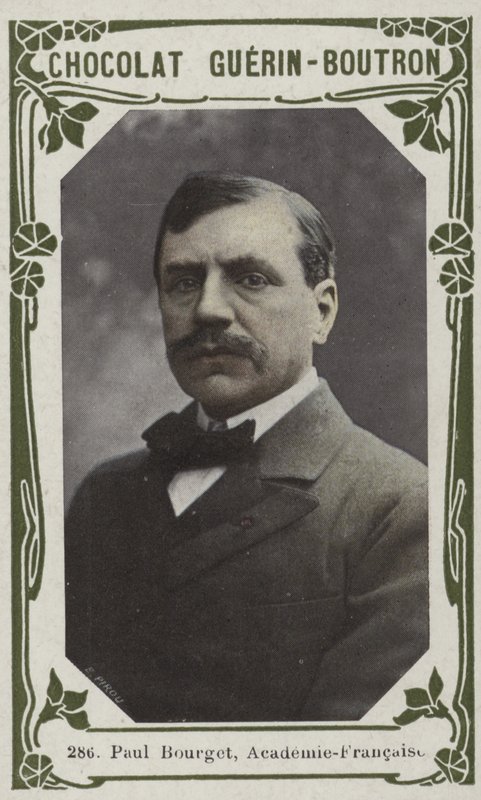 Paul Bourget, Academie-Francaise (färgad bild) av French School