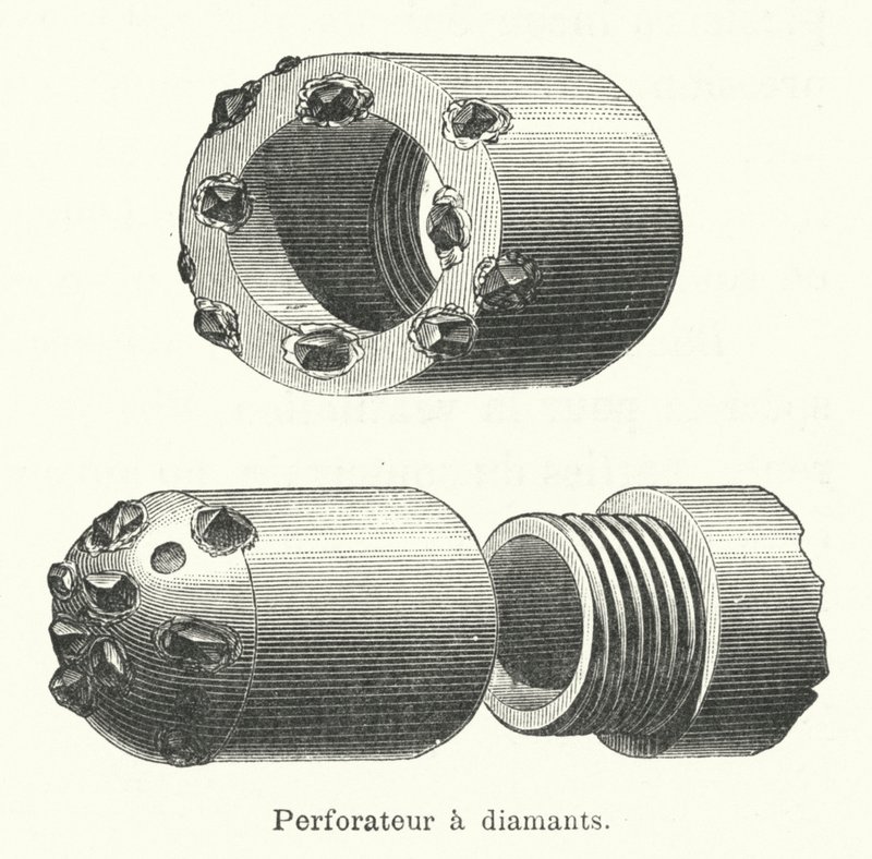Diamantstans (gravyr) av French School