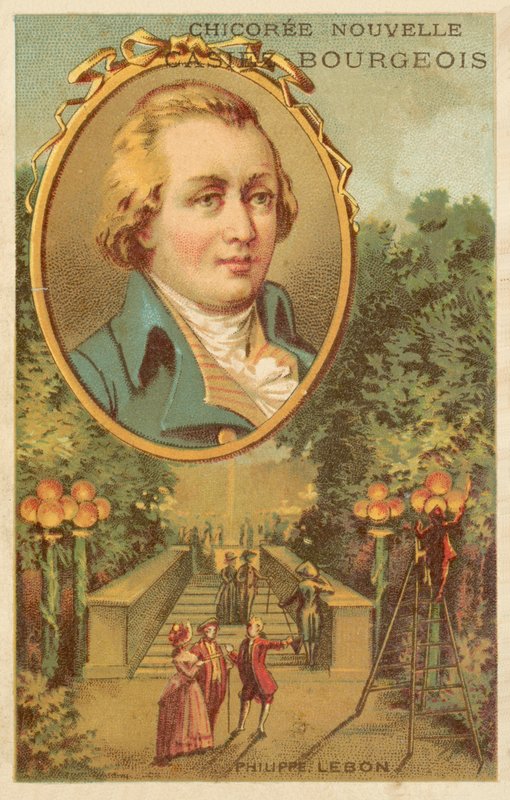 Philippe Lebon, fransk ingenjör och kemist (chromolitho) av French School