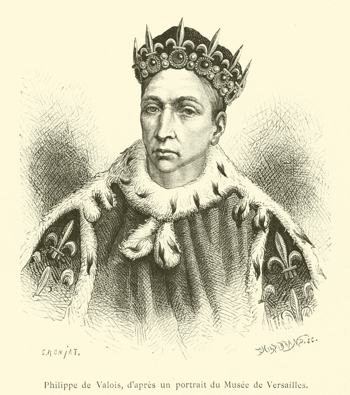 Filip av Valois (gravyr) av French School