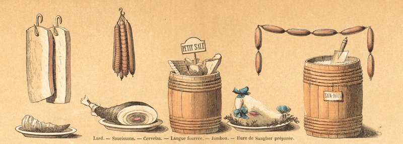 Gris (färgad gravyr) av French School