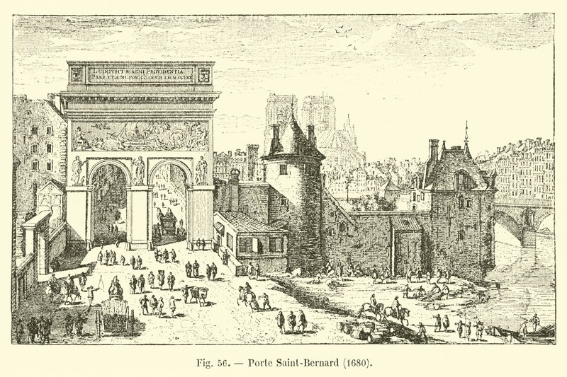 St. Bernard Gate, 1680 av French School