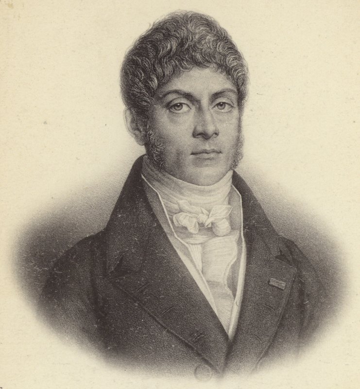 Porträtt av Etienne Mehul av French School