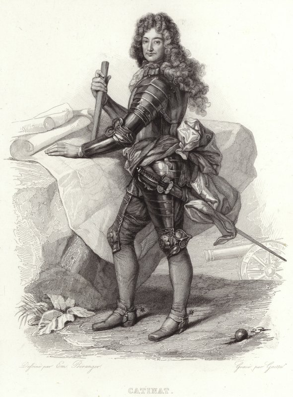 Porträtt av Nicolas Catinat av French School