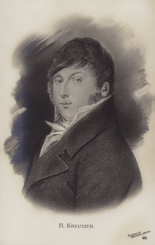 Porträtt av Rodolphe Kreutzer av French School