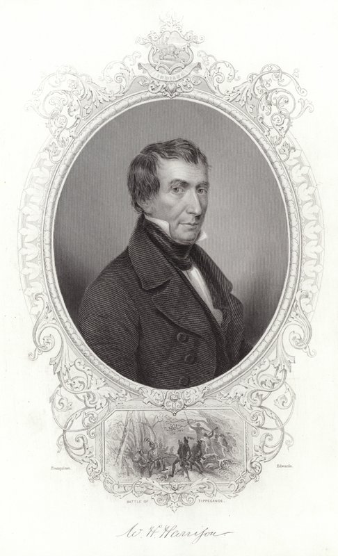 Porträtt av William Henry Harrison av French School