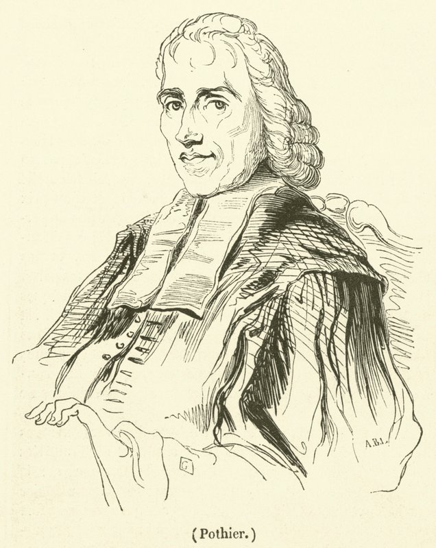 Pothier (gravyr) av French School