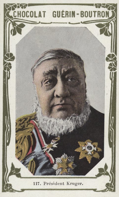 President Kruger (färgad bild) av French School