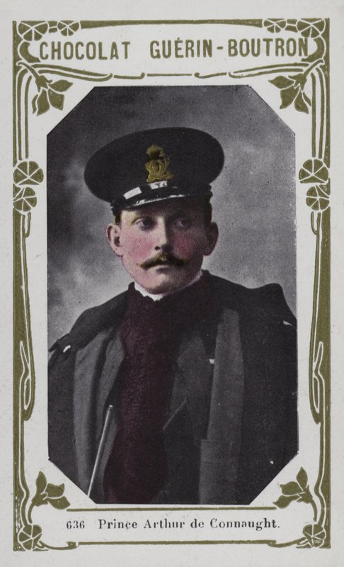 Prins Arthur de Connaught (färgad bild) av French School