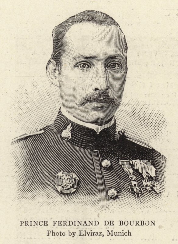 Prins Ferdinand de Bourbon (gravyr) av French School