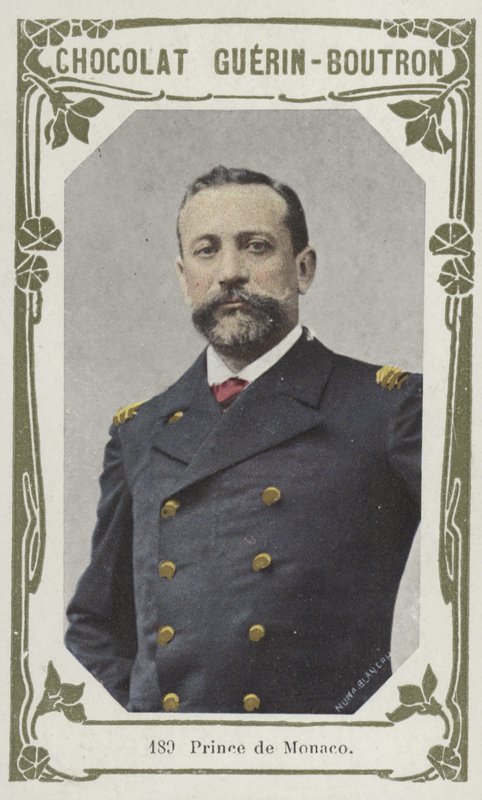 Prince de Monaco (färgad bild) av French School