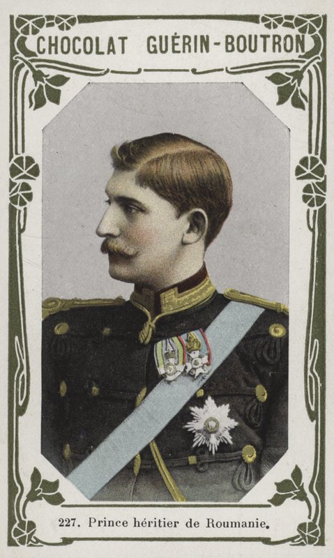 Prince heritier de Roumanie (färgad bild) av French School