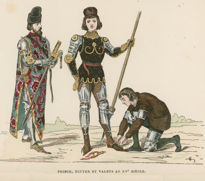 Prins, godsherre och tjänare, 1400-talet av French School