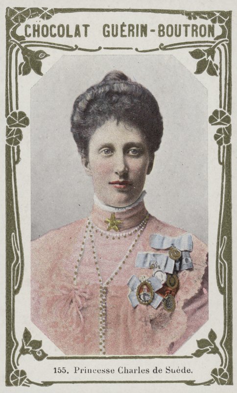 Prinsessan Charles de Suede (färgad bild) av French School