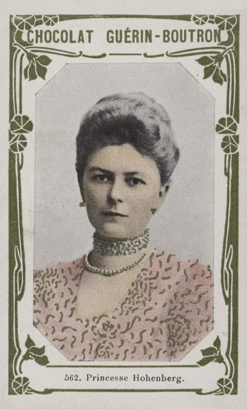Prinsessan Hohenberg (färgad bild) av French School