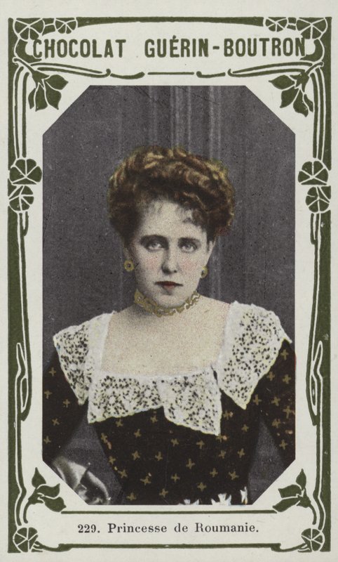 Prinsessan av Rumänien (färgad bild) av French School
