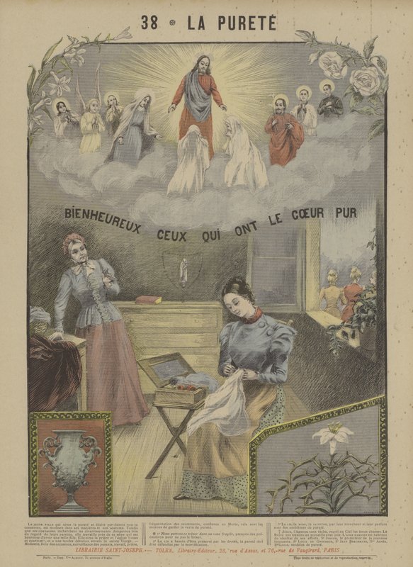 Renhet (färg litho) av French School