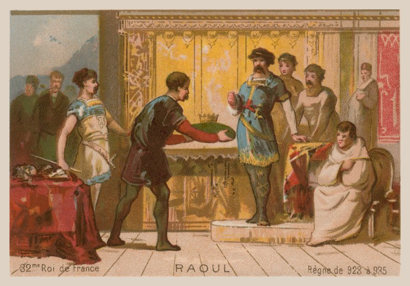 Raoul, kung av Frankrike (ca 890-936) av French School