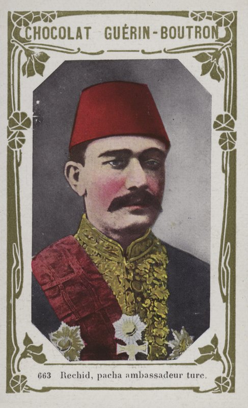 Reshid, Pasha turkisk ambassadör (färgad bild) av French School