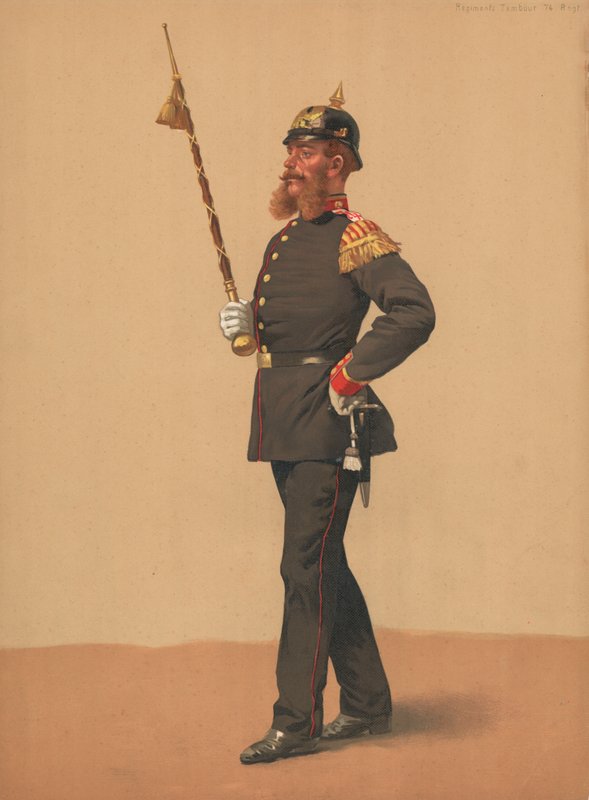 Regementstrumma 74 Regt av French School