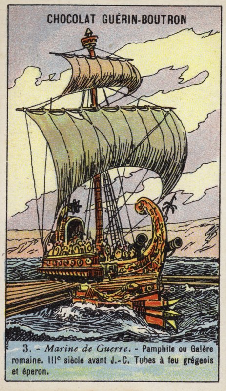 Romersk pentry, 3:e århundradet f.Kr. (chromolitho) av French School
