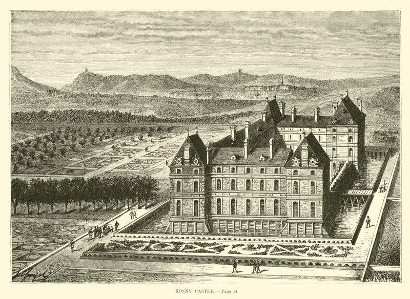 Rosny slott av French School
