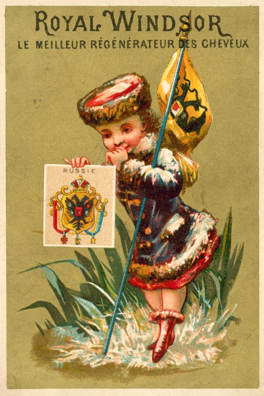 Ryssland (chromolitho) av French School