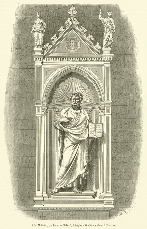 Saint Matthieu (gravyr) av French School