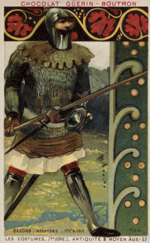 Saxisk infanterist, 1300-talet av French School