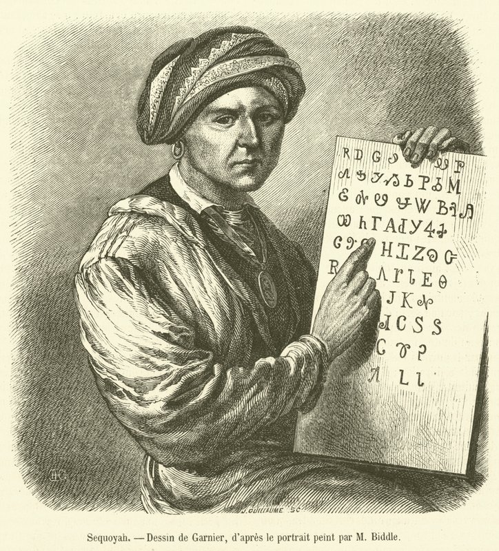 Sequoyah (gravyr) av French School