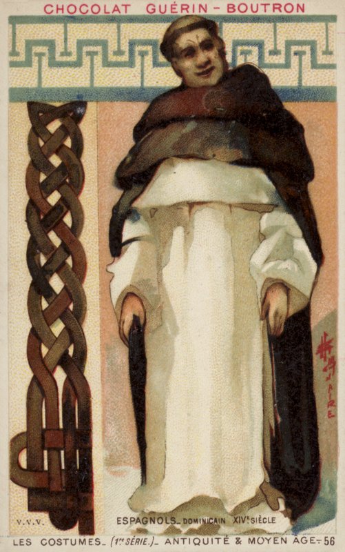 spansk dominikanermunk, 1300-talet av French School