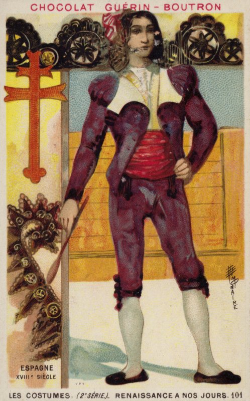 Spansk dräkt, 1700-tal av French School