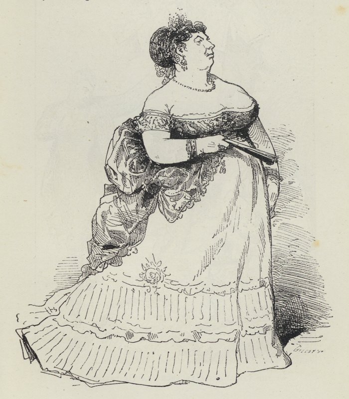 Stout Lady (gravyr) av French School