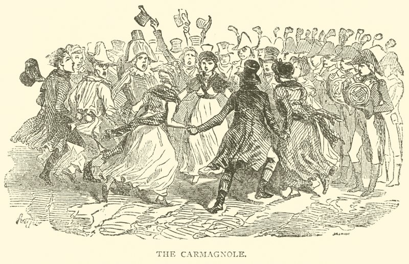 The Carmagnole (gravyr) av French School