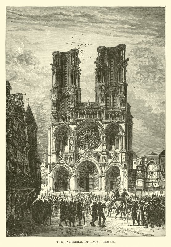 Katedralen i Laon av French School