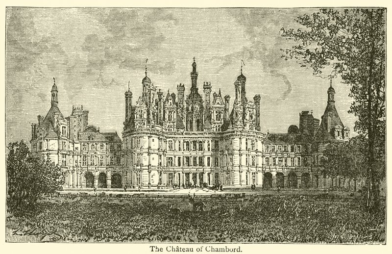 Chateau de Chambord (gravyr) av French School