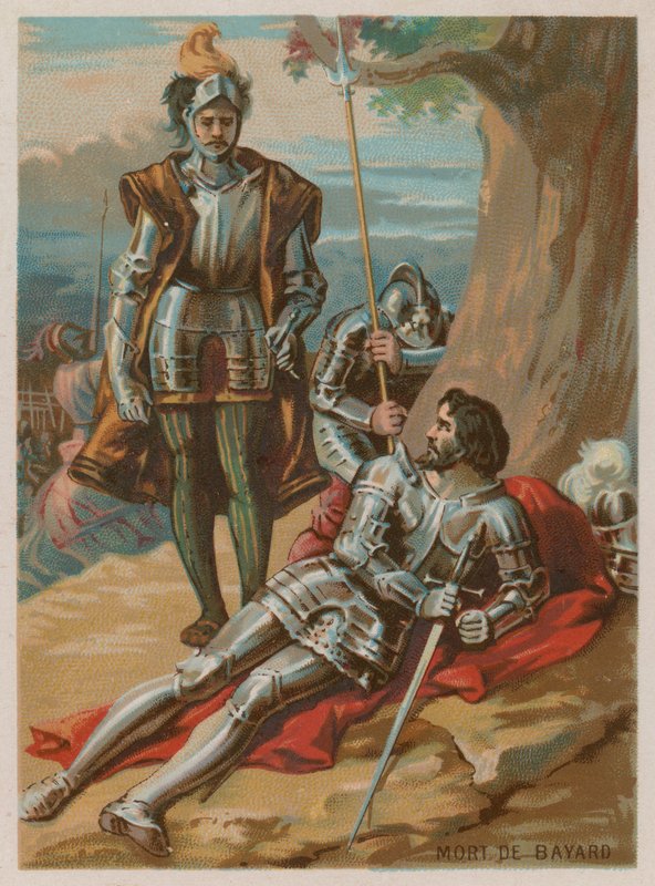 Chevalier de Bayards död av French School
