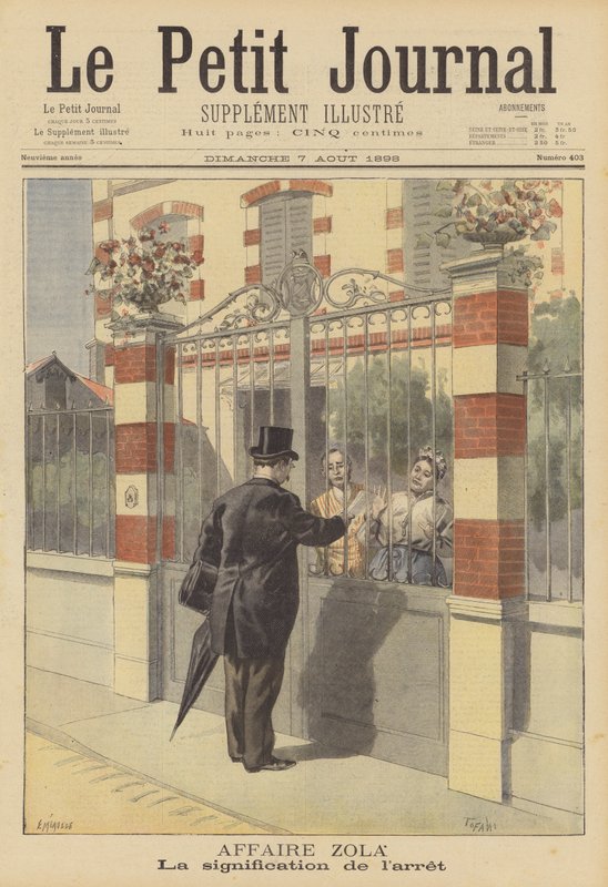 Förtalsrättegången mot Emile Zola av French School