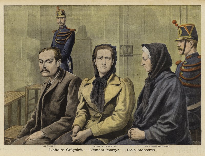 Barnmordet på Gregoire, Frankrike, 1897 av French School