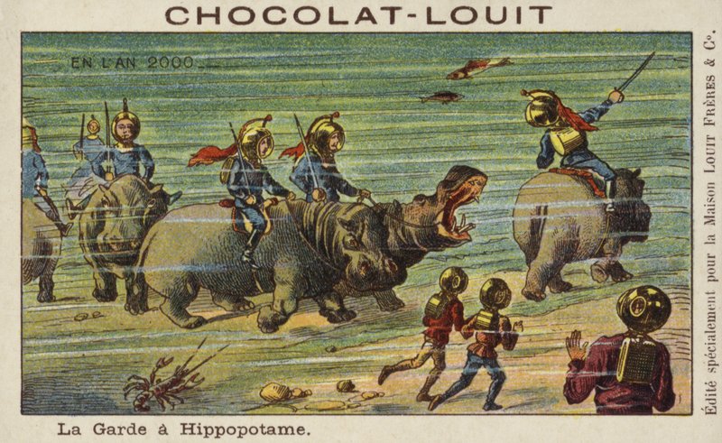 Hippopotamus Guard år 2000 av French School