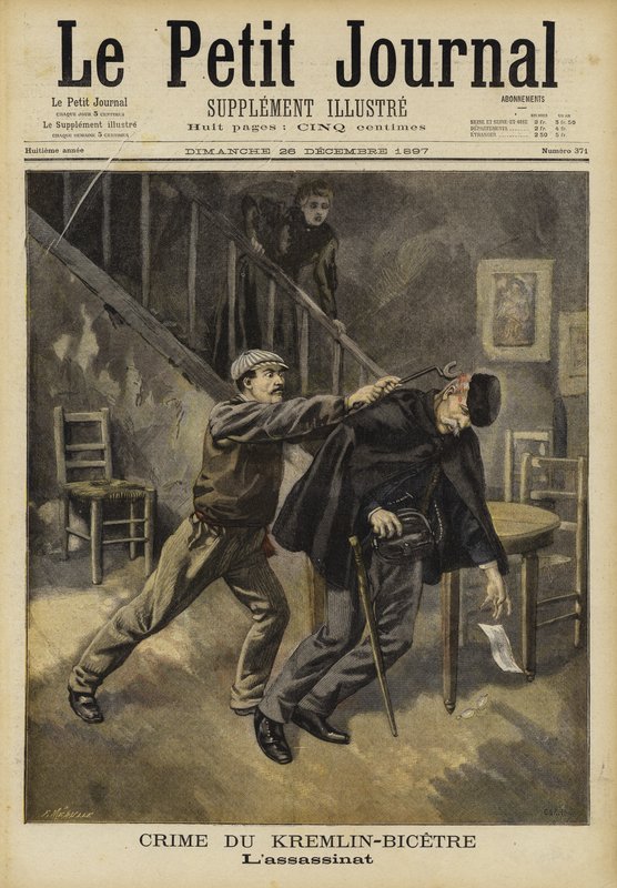 Mordet på Kreml-Bicetre, Paris, 1897 av French School