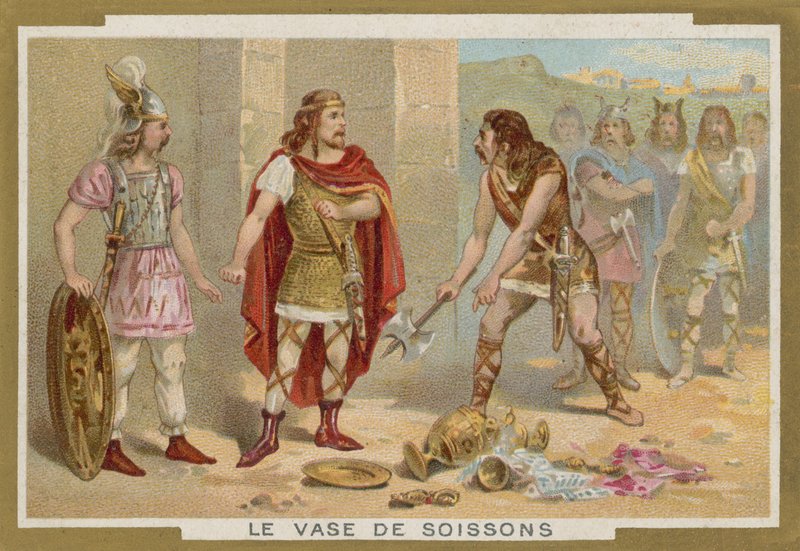 The Vase of Soissons (chromolitho) av French School