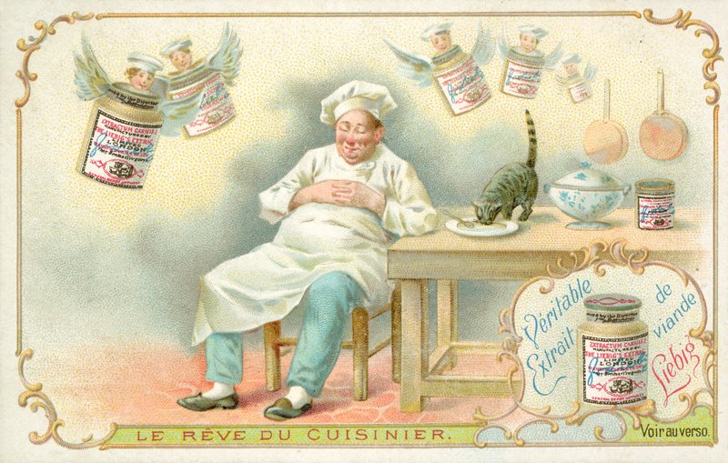 Kockens dröm (chromolitho) av French School